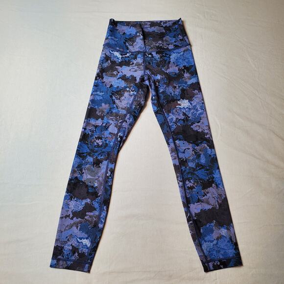 Lululemon Women Size 4 Wunder Under High-Rise 7/8 Tight 25" Screen Camo Multi - Picture 4 of 7